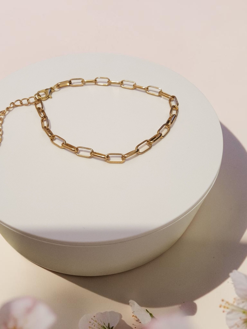 10 / $10 New  Gold Paperclip Chain Bracelet - Women Jewelry